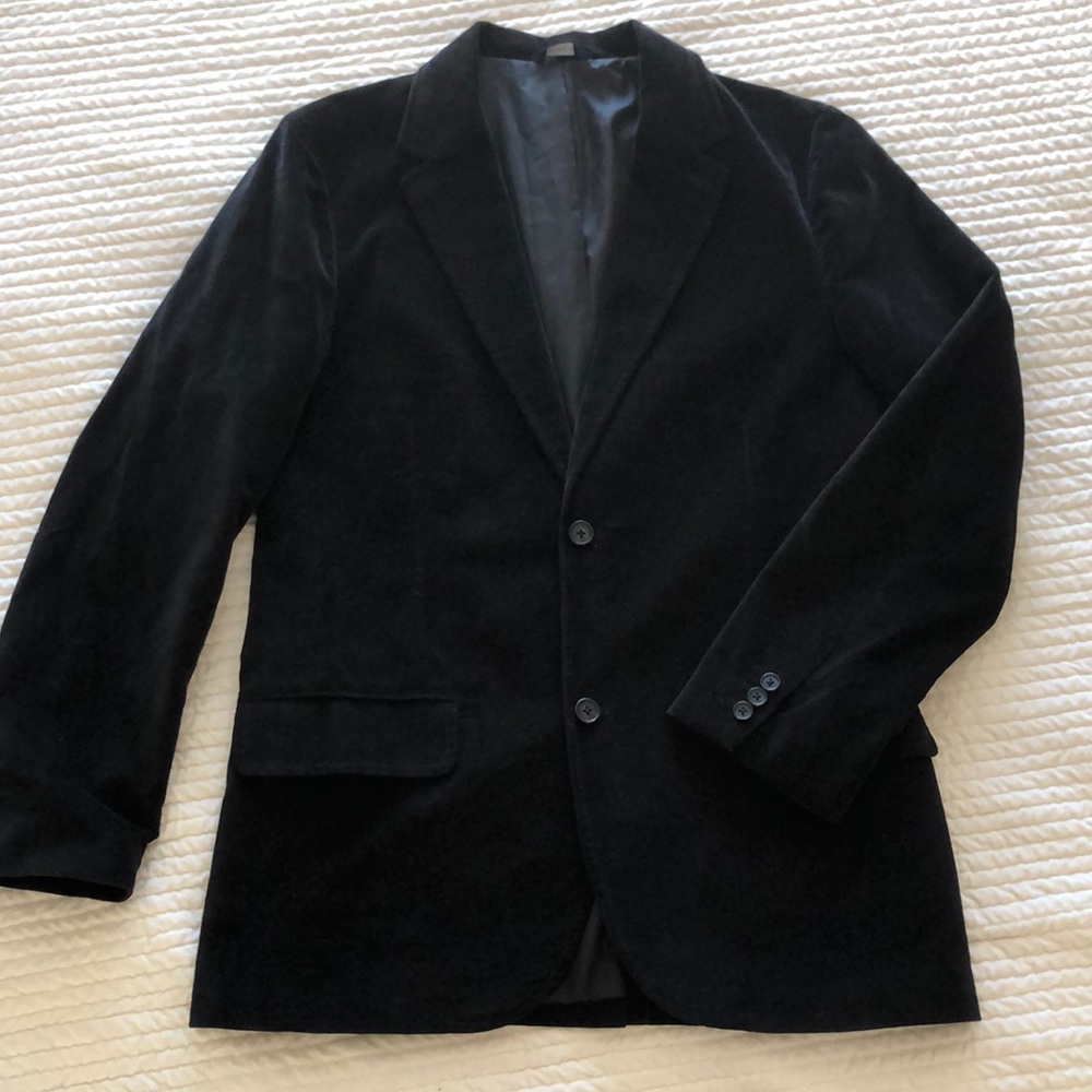 Men’s Black Velvet Blazer